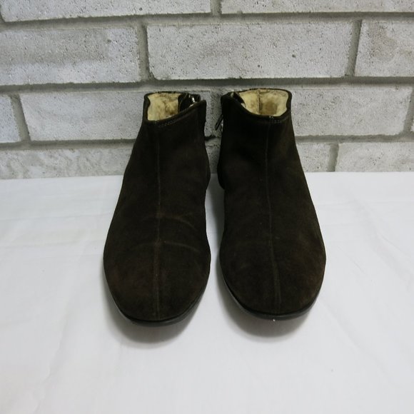 LeeKee Insulated Suede Leather Zippered Insulated Men\'s Footwear Shoes Boots 8